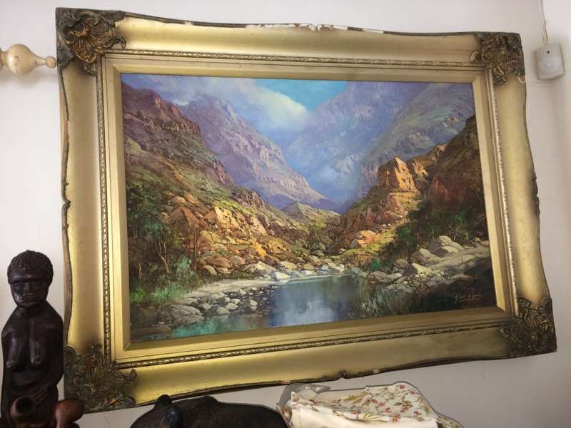 Gabriel De Jongh - Mountain Scene